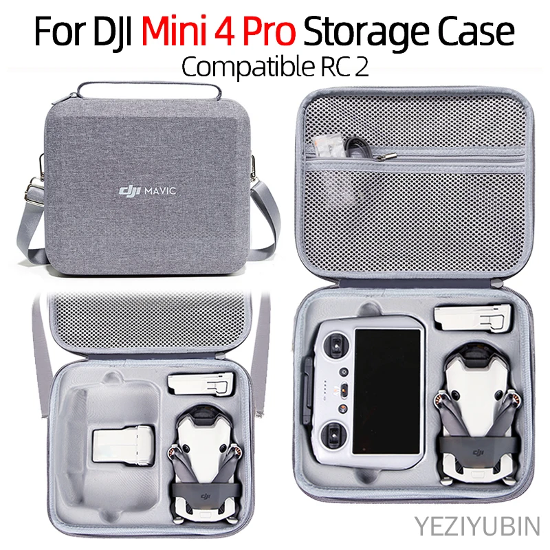 For DJI Mini 4 Pro Case All-in-one Shoulder Storage Case, Portable and Pressure-resistant For Mini 4 Pro Accessory Storage Bag