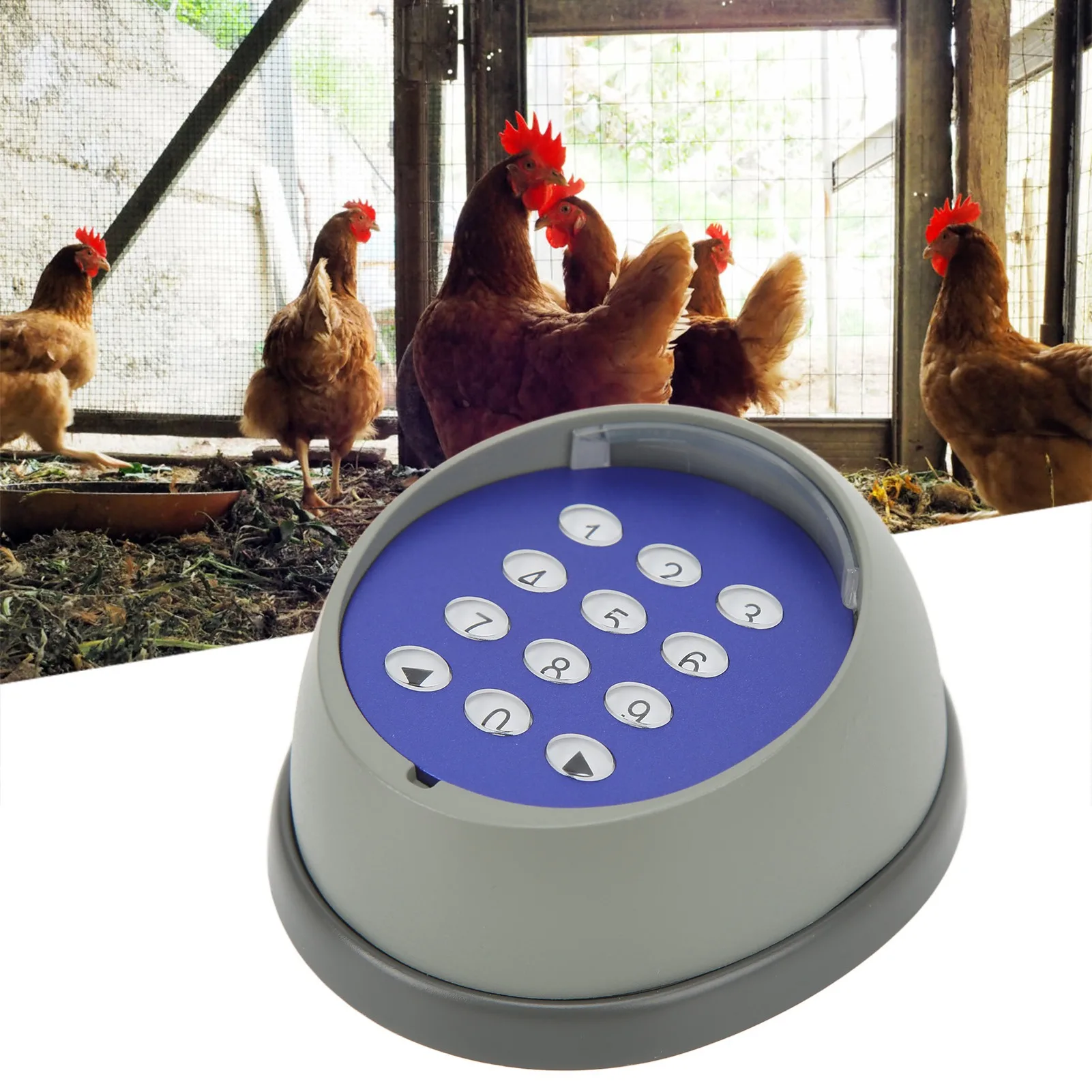 Automatic Gate Wireless Keypad Upgraded Strong Signal Heavy Duty Security Wireless Keypad for Gate Opener Home Security Systems