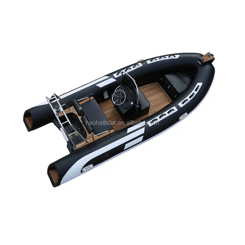4.8m RIB Inflatable Fishing Boats For Sale Used Outboard Motors Boats Fiberglass Fishing