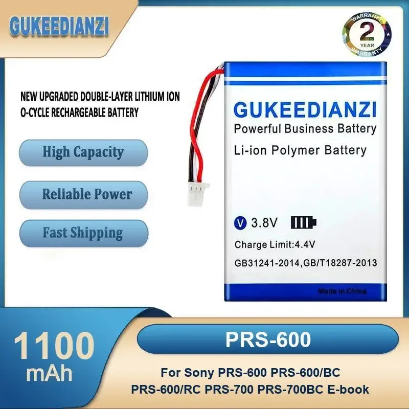 

PRS-600 1100 мАч аккумулятор большой емкости для электронной книги Sony PRS-600 PRS-600/BC PRS-600/RC PRS-700 PRS-700BC