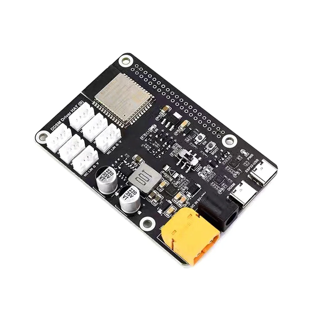 ESP32 DDSM มอเตอร์บอร์ดหมวกสําหรับ Raspberry Pi 2.4G WiFi โมดูลไร้สายสําหรับ Direct Drive Servo Hub มอเตอร์