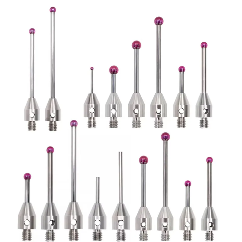Three coordinate measuring needle ruby gauge needle CNC machine probe probe touches measuring needle thread M4
