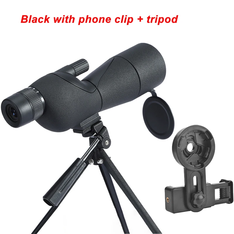 25-75X60 Spotting Scope Zoom Monoculaire High Power Telescoop Bak4 Prisma Ed Lens Voor Outdoor Camping Bird Watching Jagen - afbeelding 1