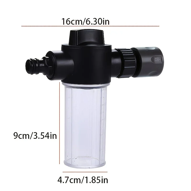 GOUN HOSE Car Washer Foam Generator Washing Snow Foam Spray Bottle Lance Sprinkler High Pressure Water Gun Hose Nozzle Clean Too - view 3