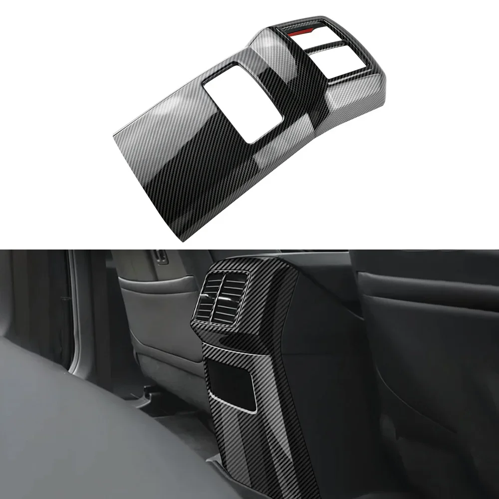 Für Kia Sportage NQ 5 2022 2023 2024 ABS Hinten Mitte Sitz Klimaanlage Outlet AC Vent Abdeckung Zurück An-ti Kick Bord Dekorieren