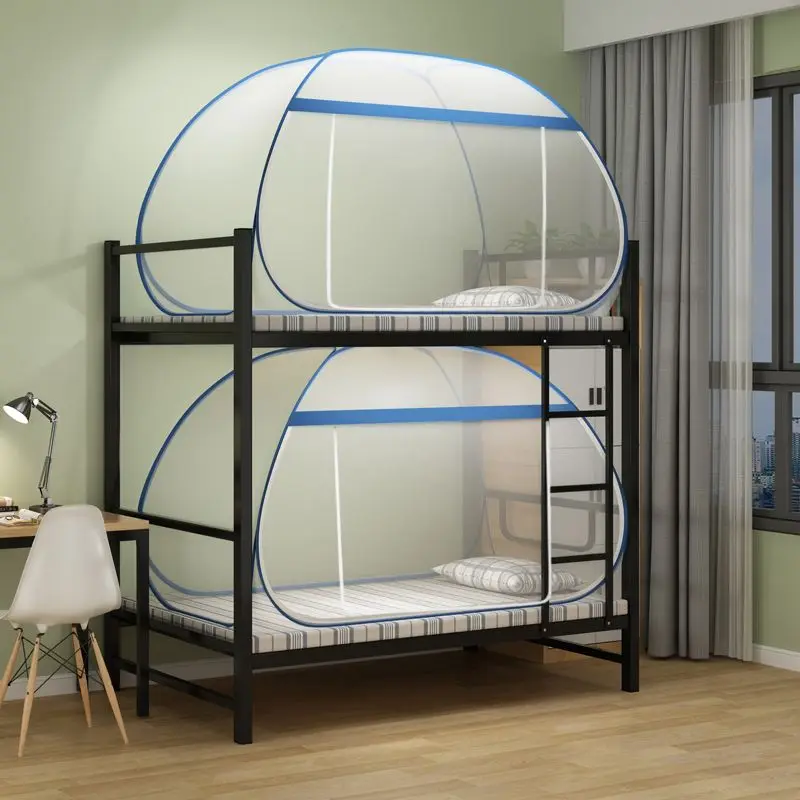 0.9x1.9 M Foldable Single-door Mosquito Net Household Single Bed Mosquito Net Large Space Full Bottom Yurt Mosquito Net