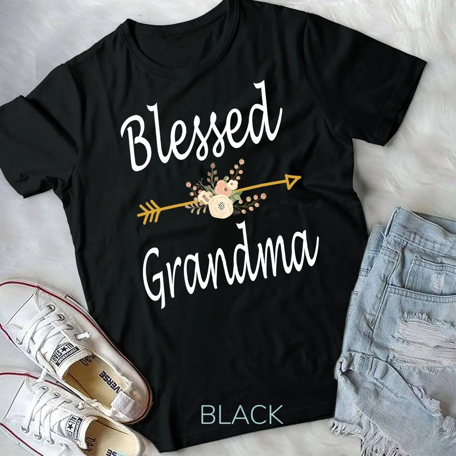 

Blessed Grandma Shirt Thanksgiving Christmas Gifts Cute T-Shirt Unisex T-shirt