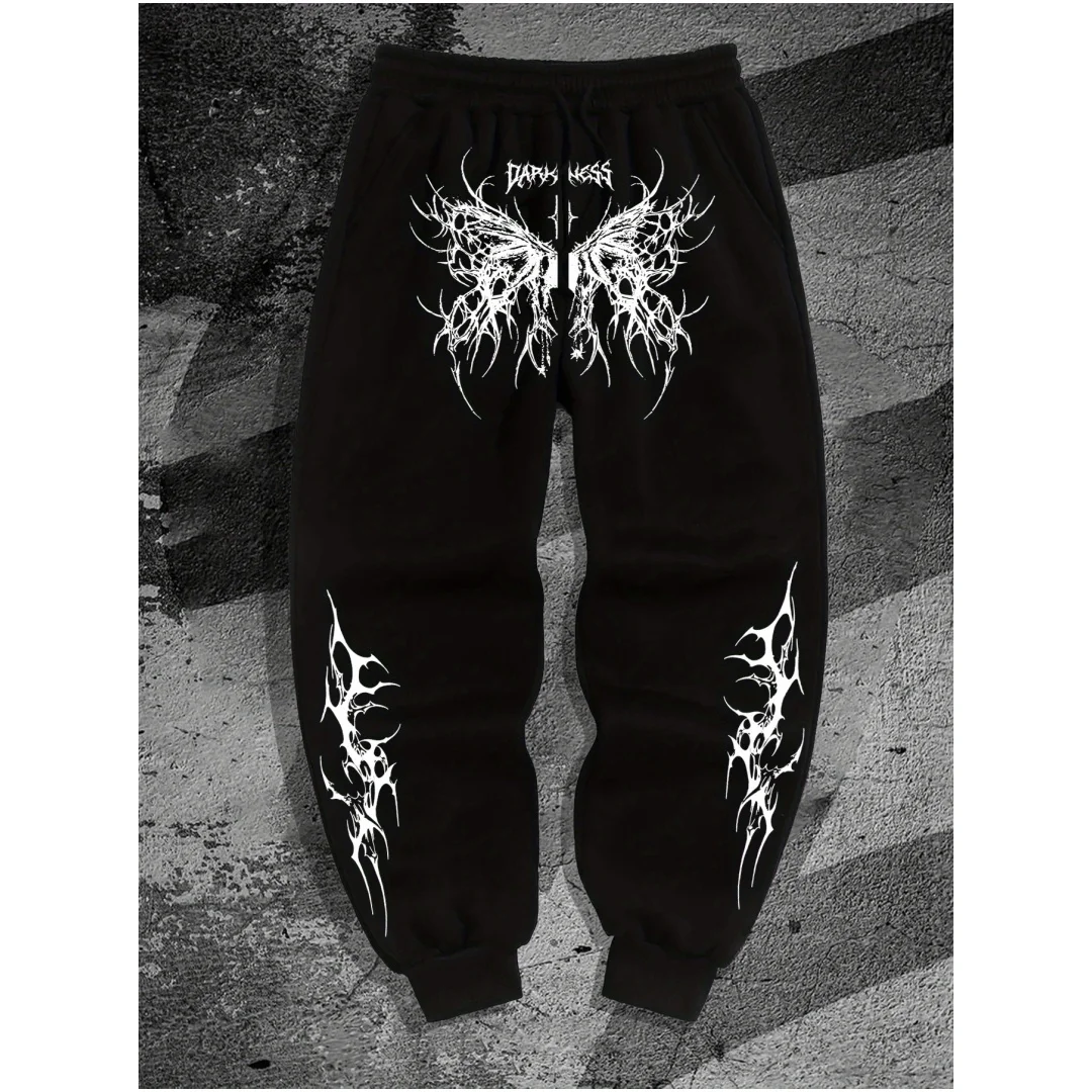 

Autumn sweatpants Men's pants pattern printed pant polyester Casual sport Sweatpants clothes for man winter Drawstring y2k pants