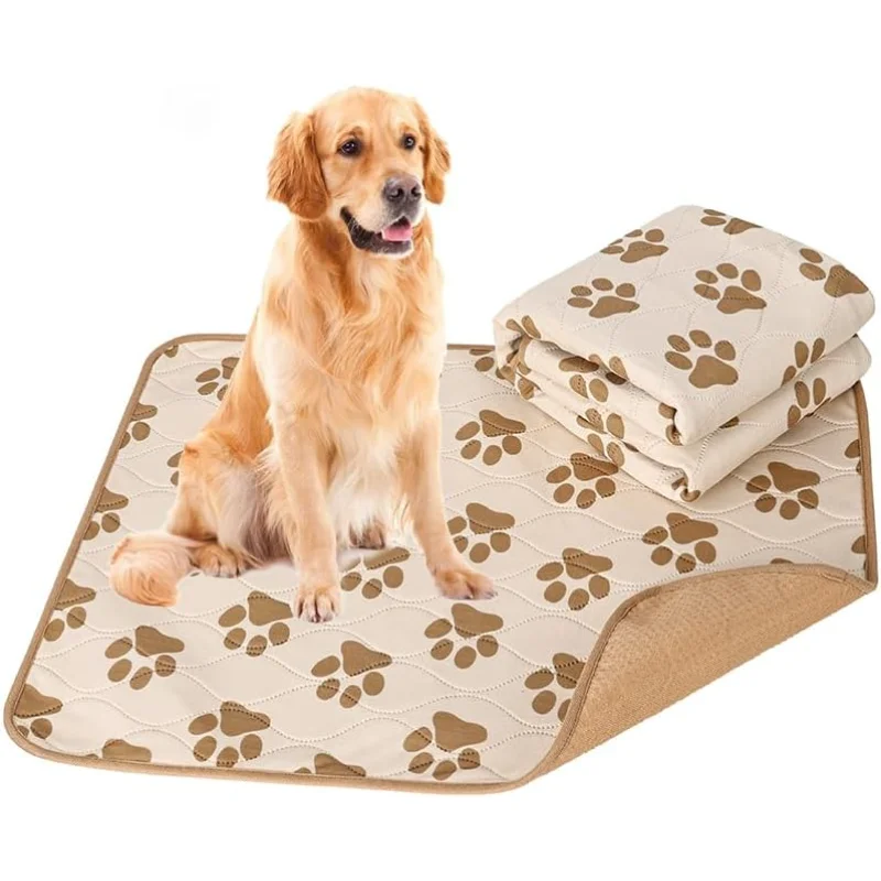 

Многоразовый моющийся коврик для собак XL, супервпитывающий, непромокаемый, для приучения щенков к туалету, нескользящий, для собак