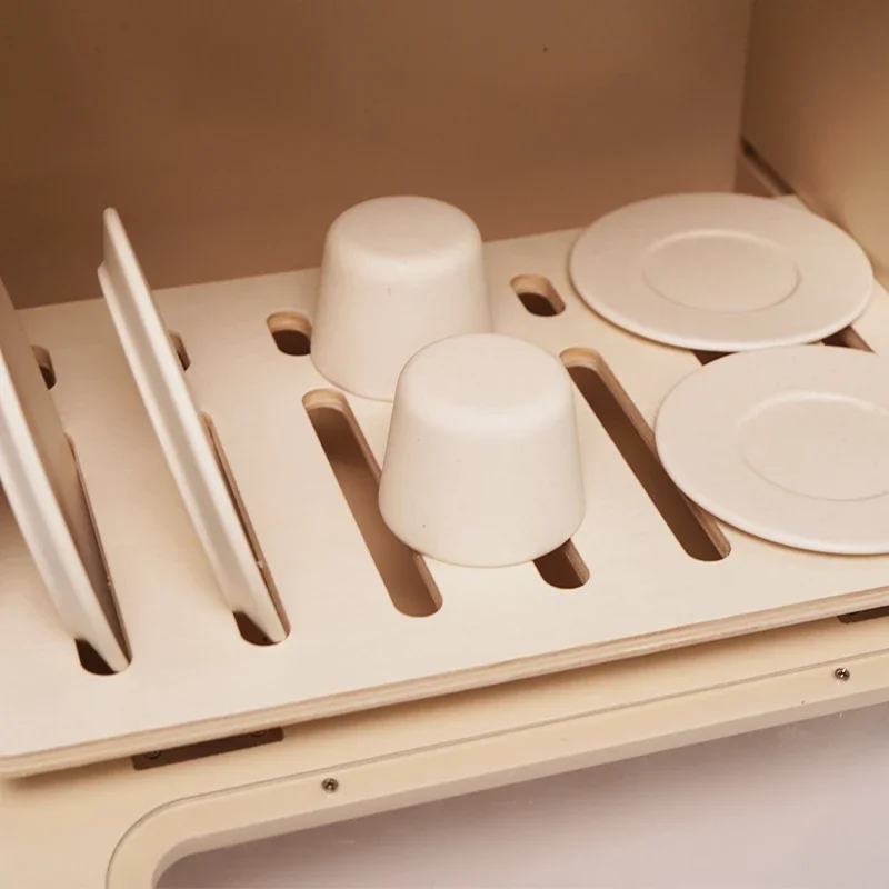 HX-子供用キッチンおもちゃ,洗濯ゲーム,食器洗い機,木製食器洗い機,ふりおもちゃ,子供部屋の装飾,2024