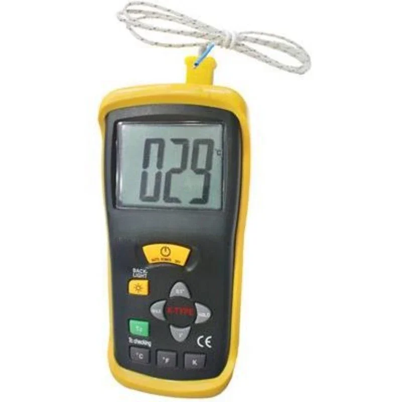 Portable thermocouple thermometer with probe, electronic thermometer with probe DT-610B pyrometer