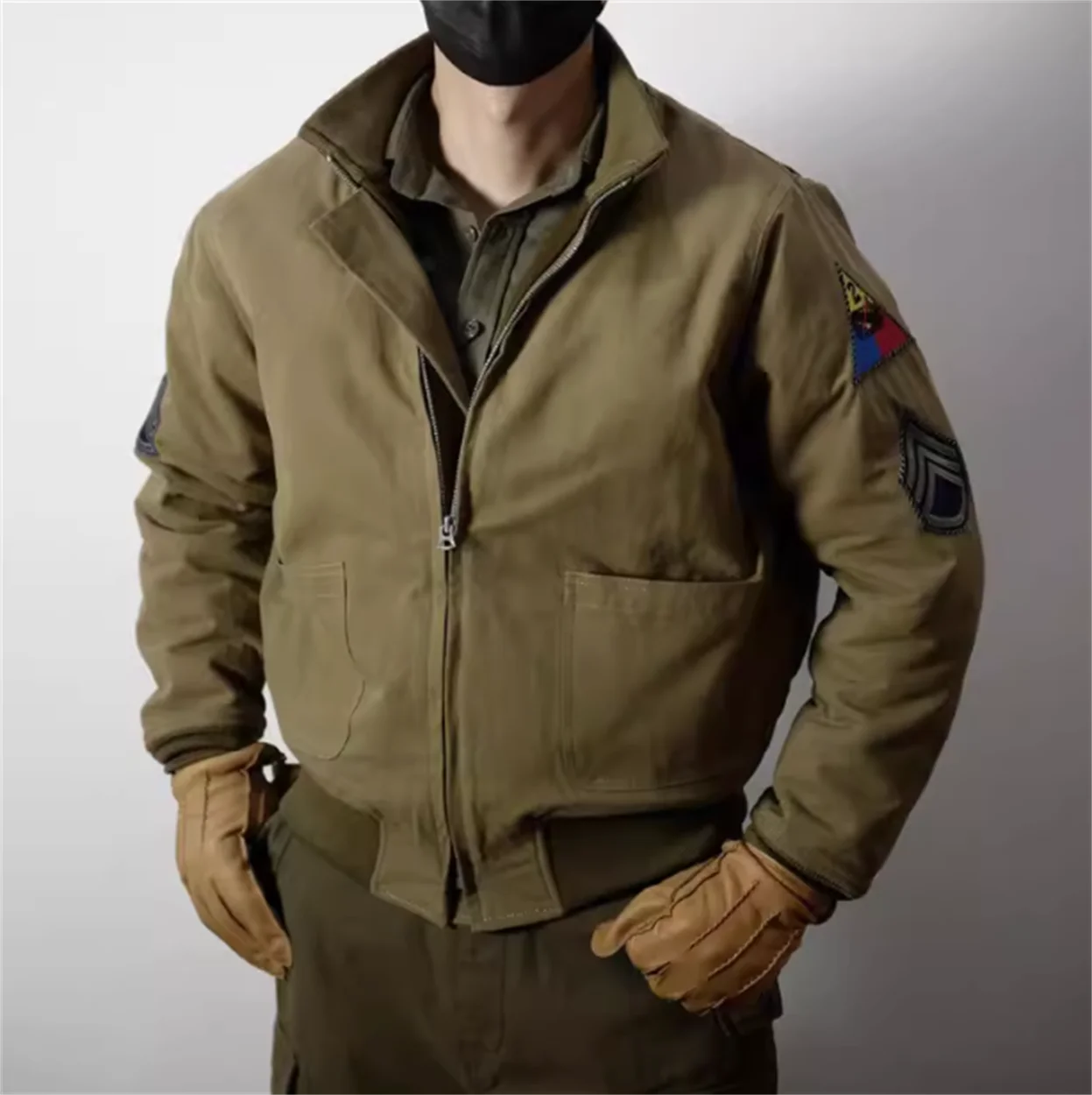 

Tank suit jacket, thick woolen coat, US World War II uniform