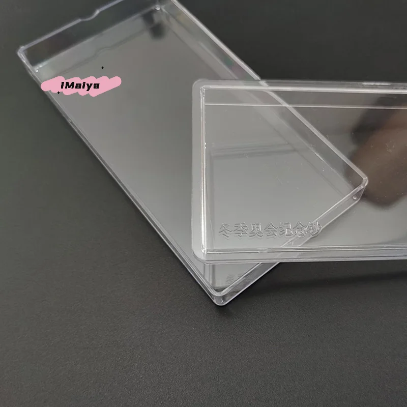 Picture 4: M-1Pc Portable Storage Box Paper Money Jewelry accessories Currency Banknote Cases Collection Box Transparent Plastic Case