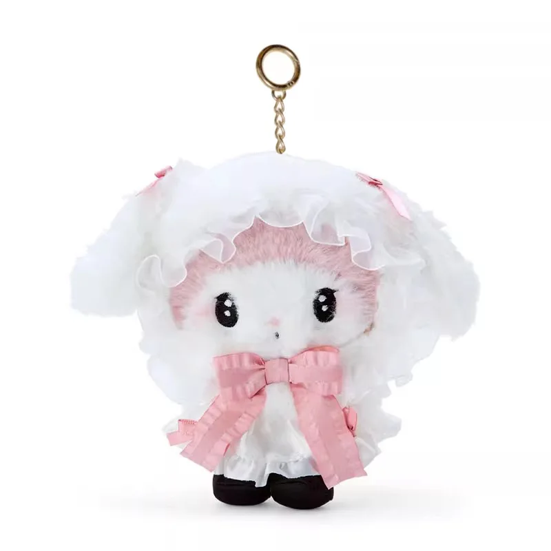 Sanrio Hello Kitty Keychain Anime Portable Cute Kurome Toy Girl Cartoon Cinnamon Backpack Plush Doll Bag Pendant Gift Wholesale