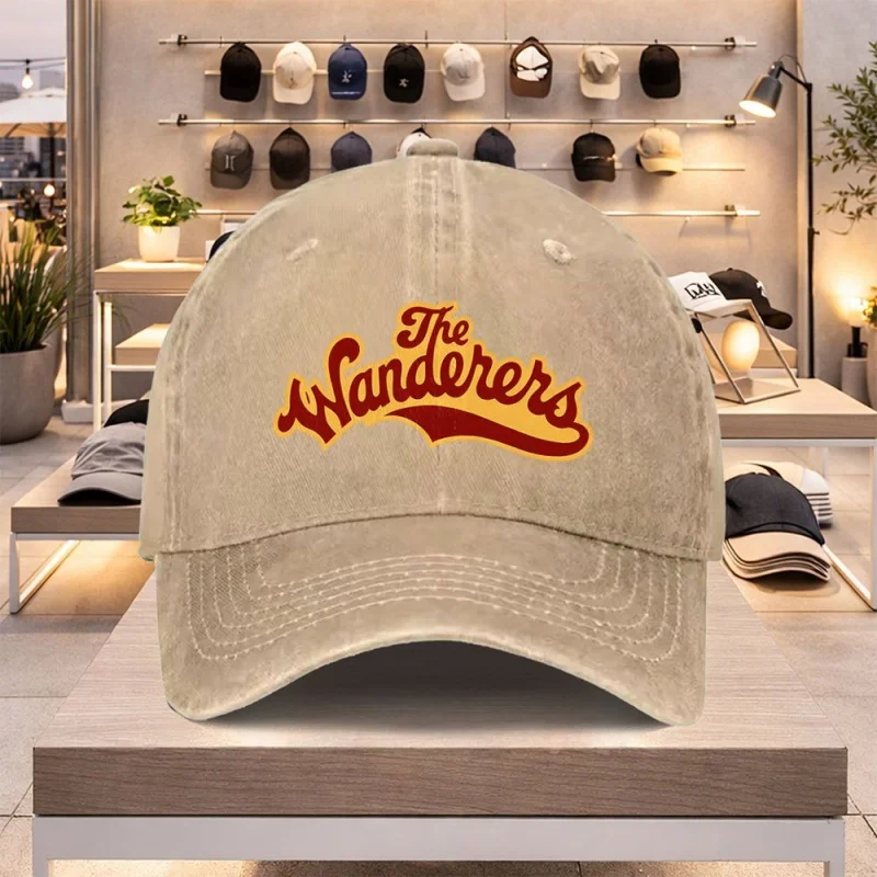 Wanderers Lettering Adjustable Snapback Baseball Cap for Men and Women, Lightweight Unisex Hat