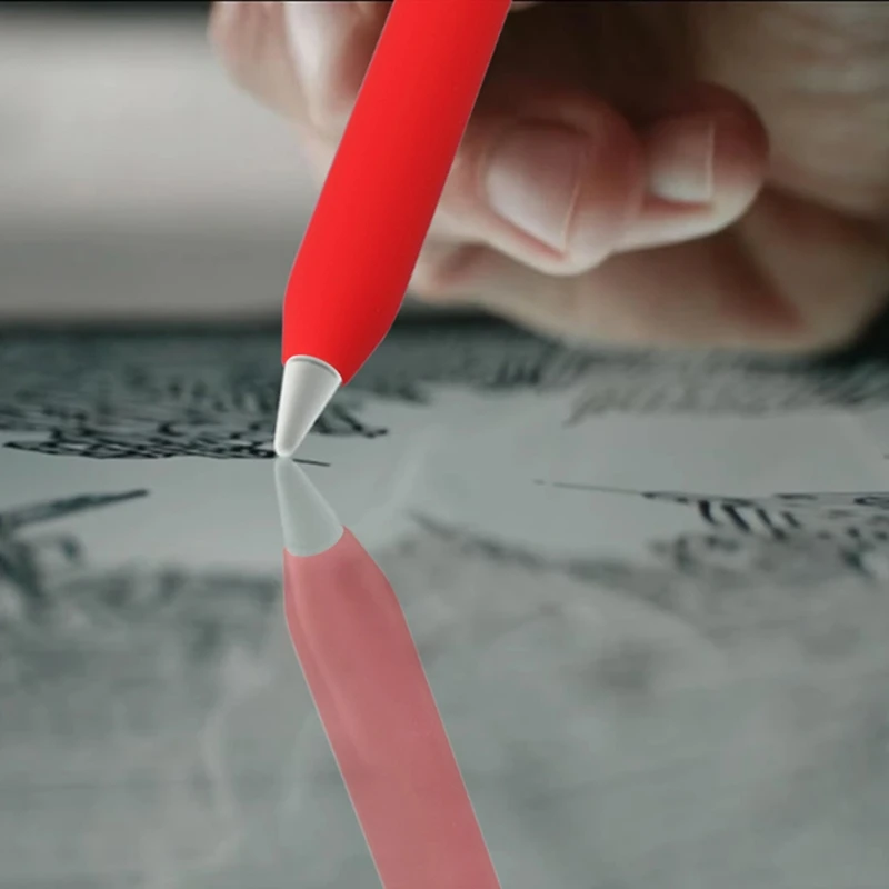 Защитная кожа ForApple Pencil 2 Pen Стилус Чехол Силиконовый полный протектор для
