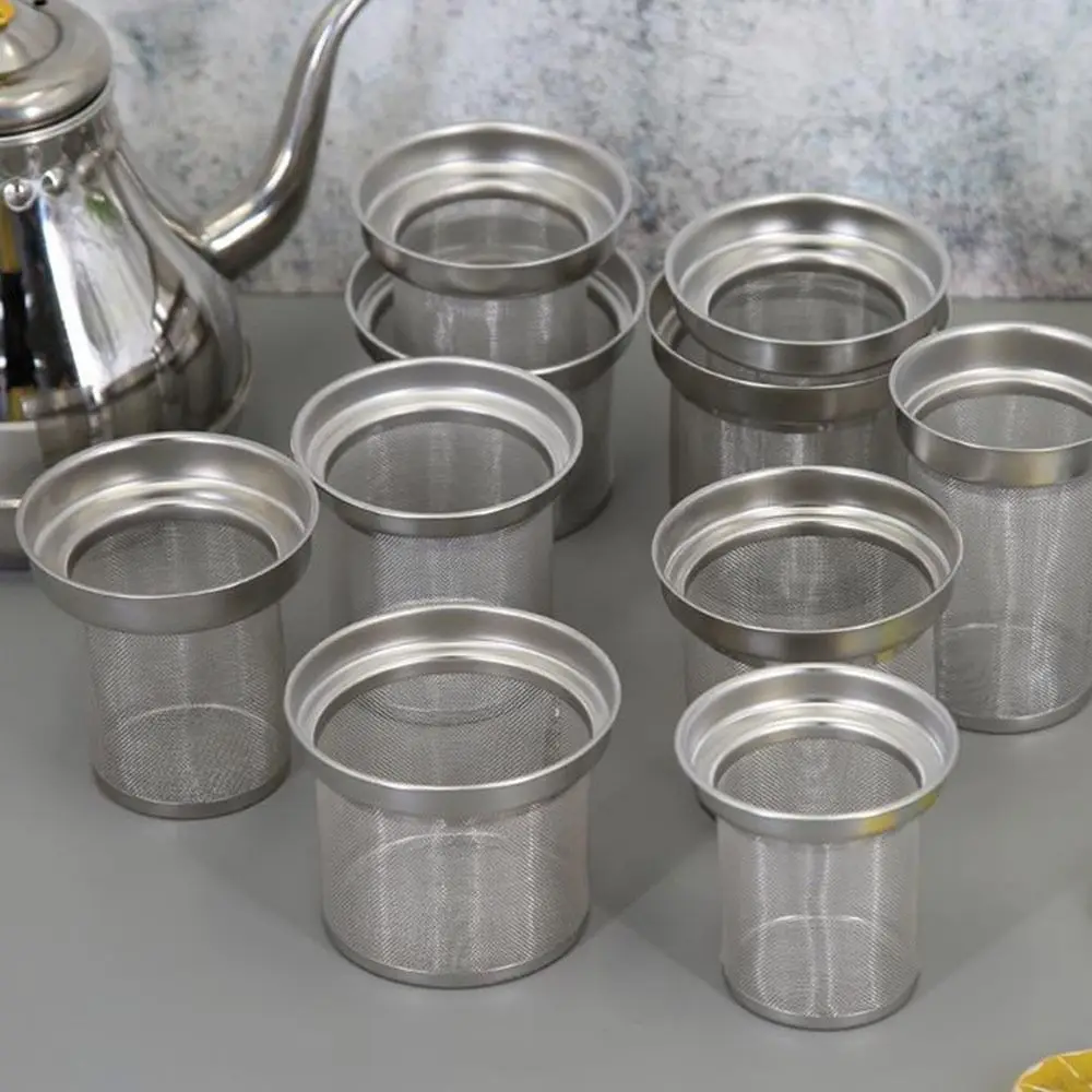 Stainless Steel Tea Strainer Reusable Filter Replacement Mesh Strainer Multifunction Extra Fine Mesh Tea Strainer Coffee Brewer