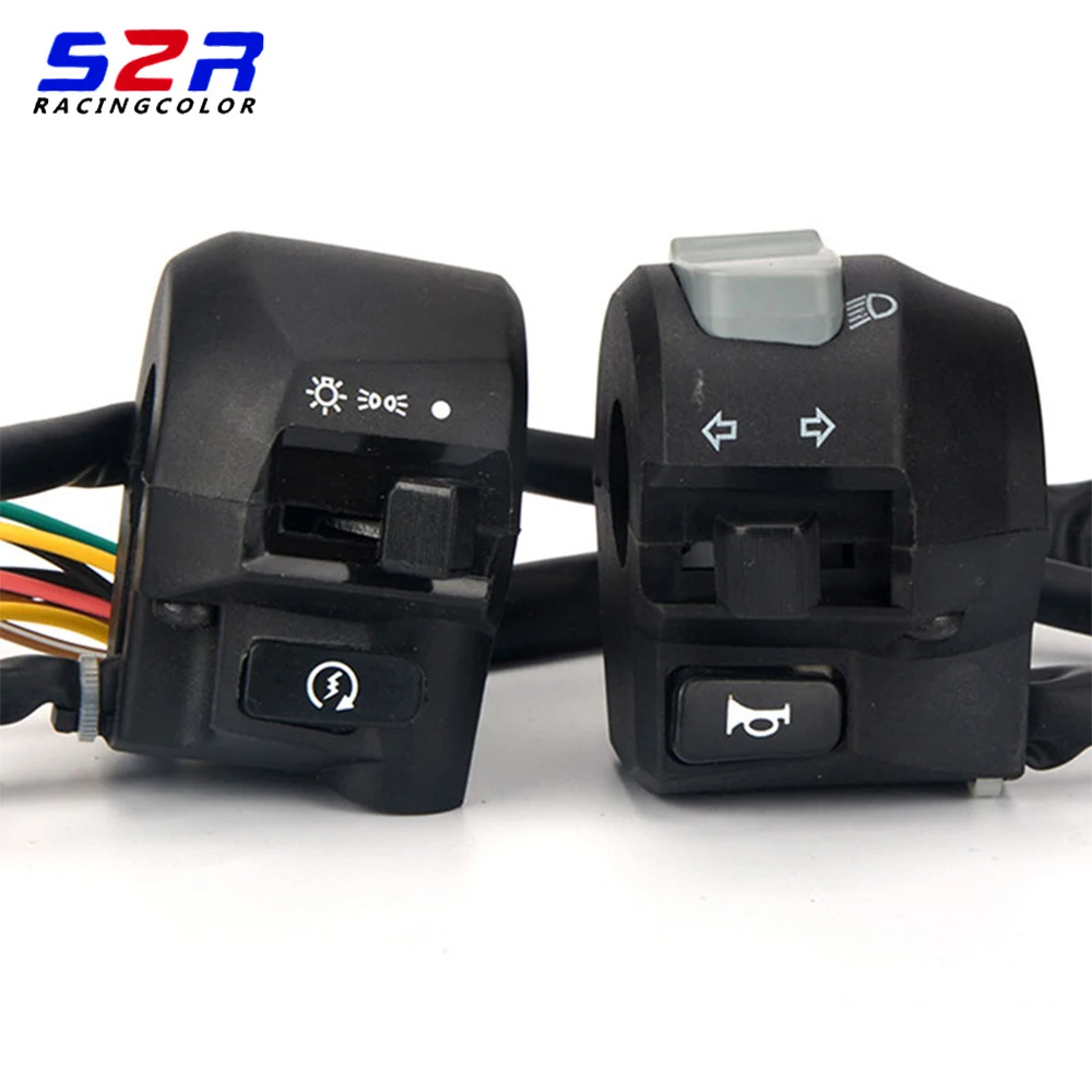 Motorcycle Handlebar Switch Controls Assy for YAMAHA YBR 125 YBR125 2002 - 2013 Control Turn Signal High / Low Beam Horn Button