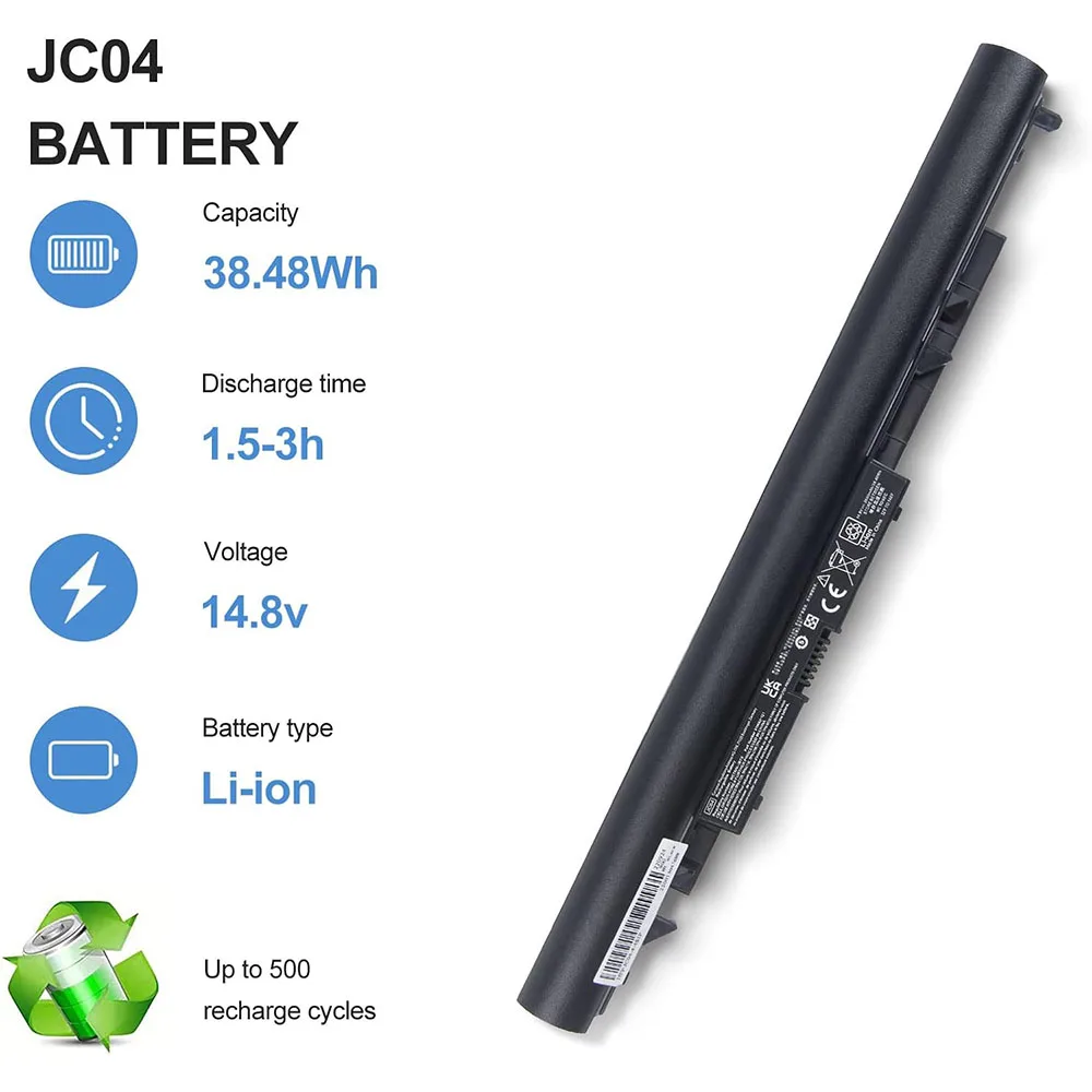 Oyomba JC04 919701-850 HSTNN-LB7W Laptop Battery compatible with HP Pavilion 240 G6 250 G6 255 G6 919700-850 919681-421