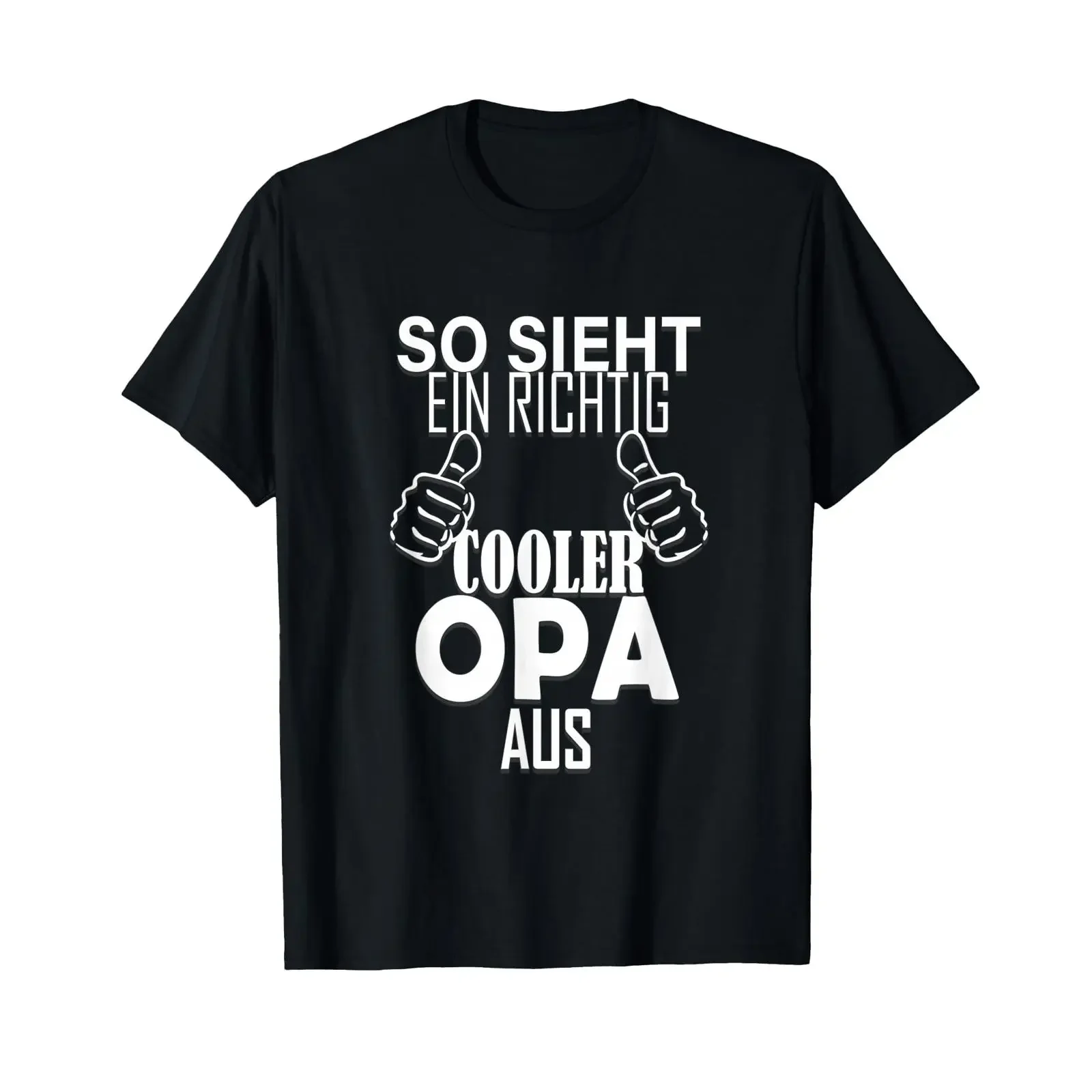 So sieht ein richtig cooler Opa aus Grandpa Gro?vater Saying T Shirt black vintage Washed Soft Casual Versatile Stretched