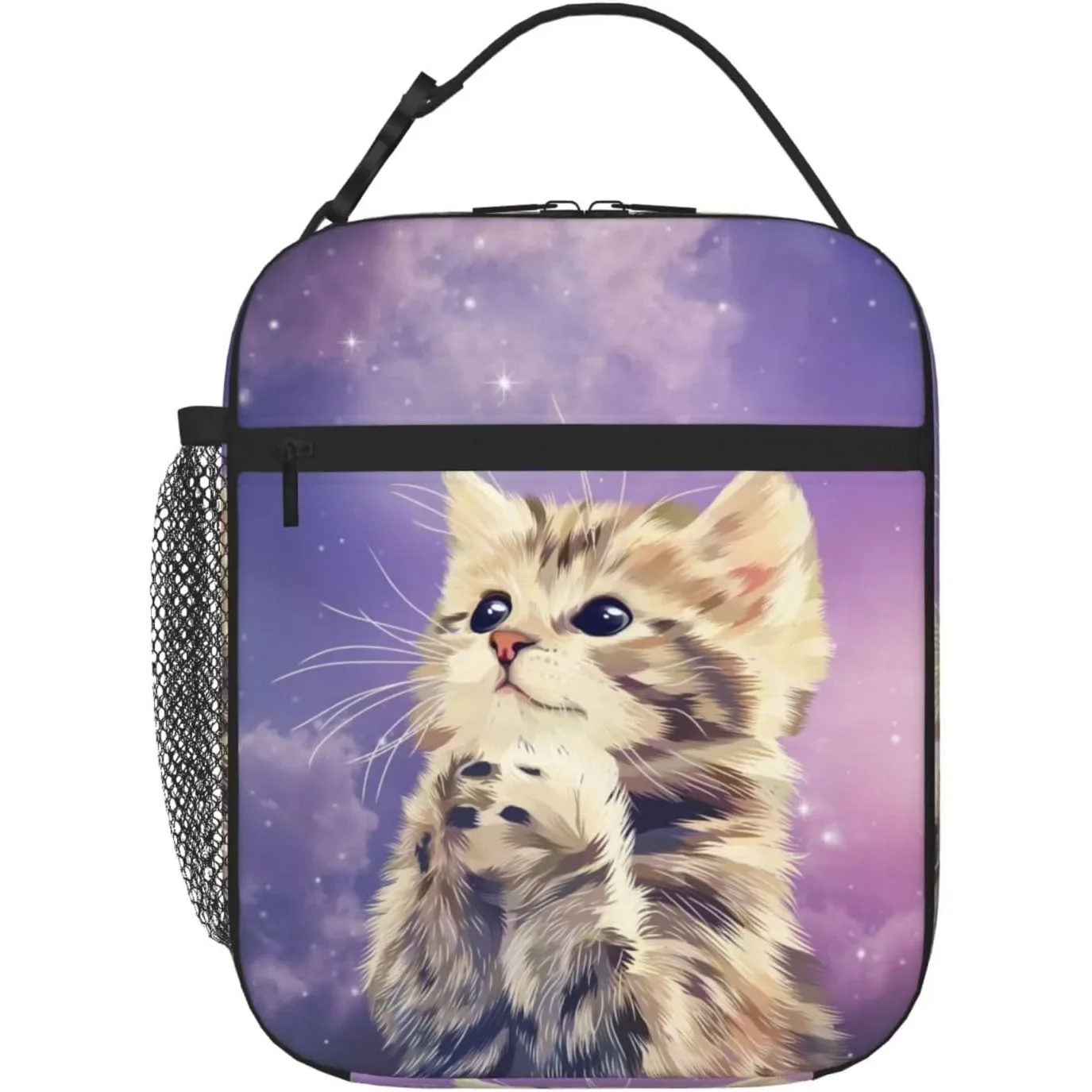 Zodiac Signs Mushroom Lunch Bag Insulated Lunch Box Reusable Lunch Tote Bag