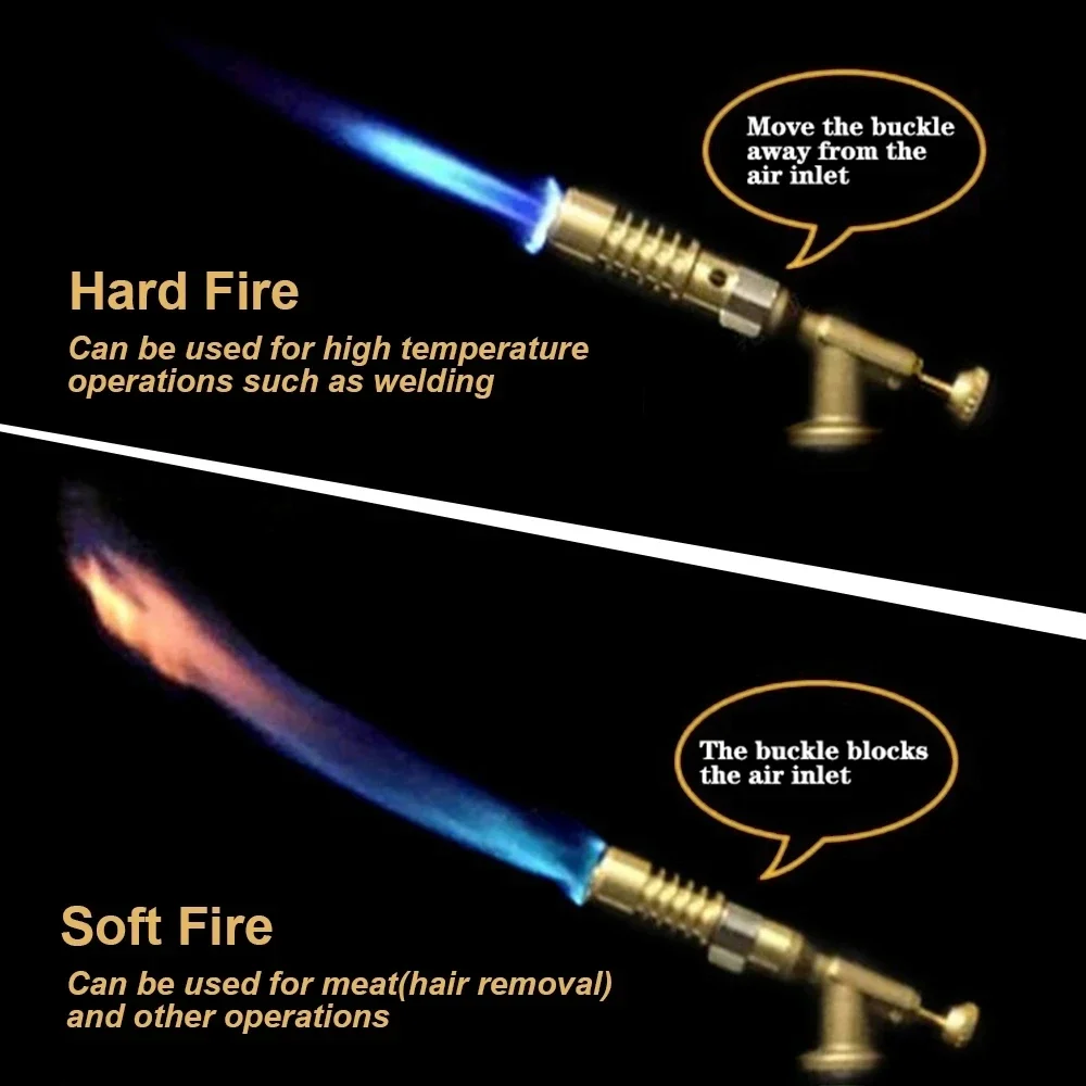 2026 New Welding Torch Gas Burner Flame Gun High Temperature Brass Copper Gas Torch Brazing Solder Propane Bakeware - view 5