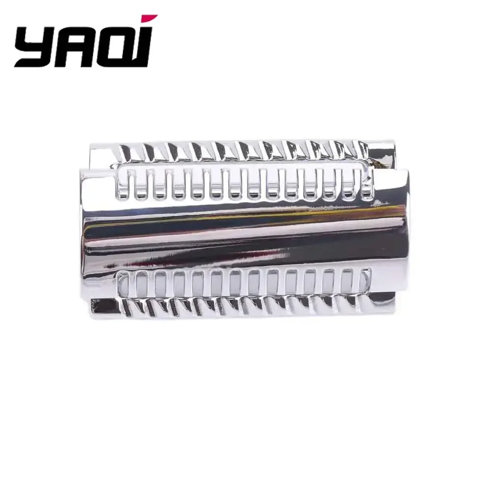 

YAQI Top Aggressive Chrome Color Double-edged Mens Slant Safety Razor Head Replacement Accessory Men Shaving Products