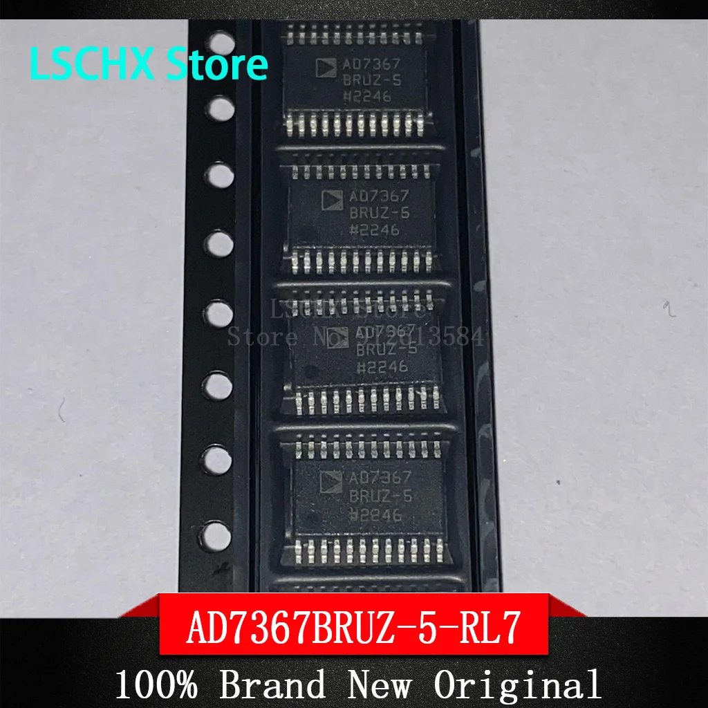 2PCS AD7367BRUZ-5-RL7 AD7367BRUZ-RL7 AD7366BRUZ-5 AD7366BRUZ-RL7 IC ADC 14BIT SAR 24TSSOP New Original Spot Stock