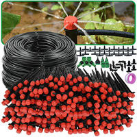 Sprycle 5M-50M Automatic Mirco Watering Drip Irrigation System Kit 1/4'' Garden Hose for Pot Bonsai Vegetables Greenhouse Flower