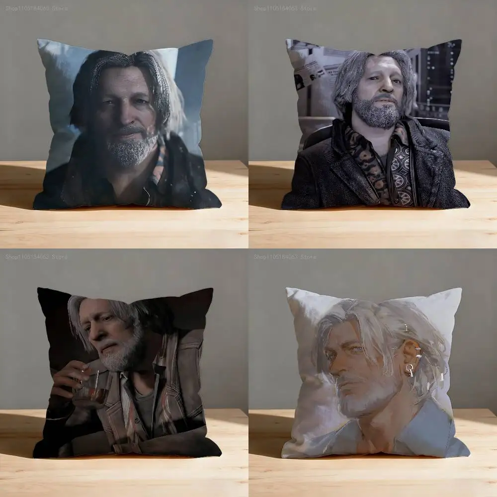 

Hank Anderson D-Detroit Pillow Case For Sofa Decor Car Office Room Printing Cushion Cover Decorations and Protector