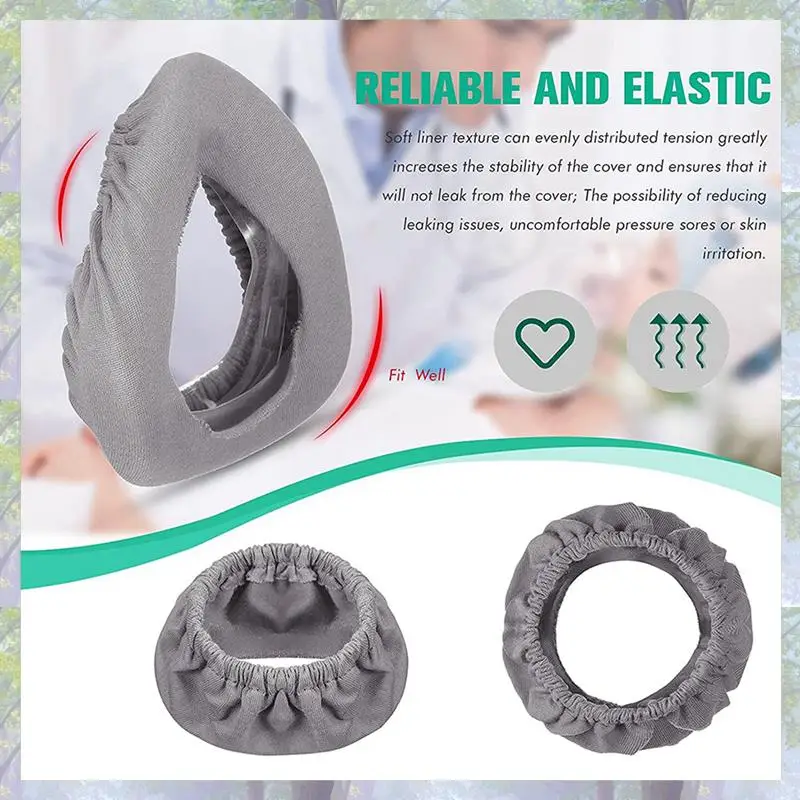 

T82C Лидер продаж-8 шт. вкладыши для масок CPAP, многоразовые тканевые удобные чехлы для уменьшения утечек воздуха, раздражения кожи, моющиеся и легко чистится