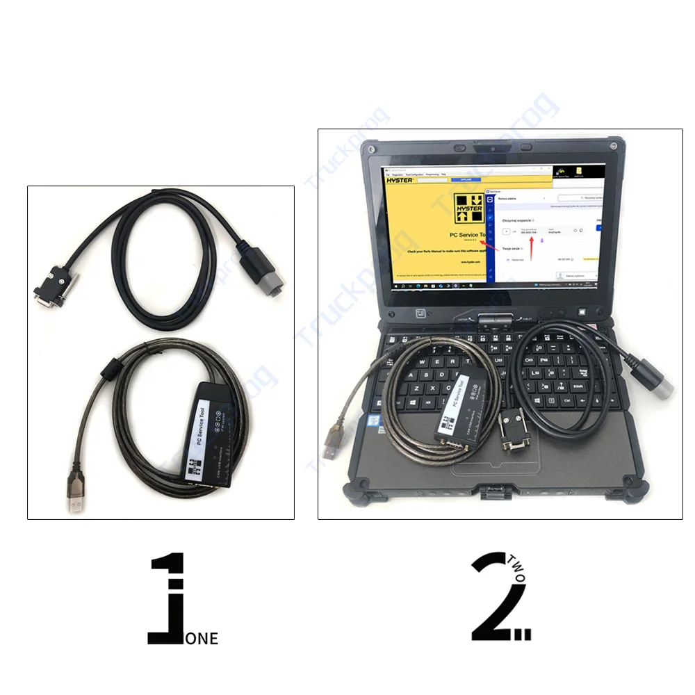 

Getac Laptop forklift diagnostic scanner V5.3 Yale Hyster PC Service Tool Ifak CAN USB hyster yale diagnositc tool