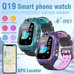 Bambini Smart Watche GPS videochiamata SOS IP67 impermeabile bambini Smartwatch fotocamera Monitor Tracker posizione orologio per ragazzi e ragazze