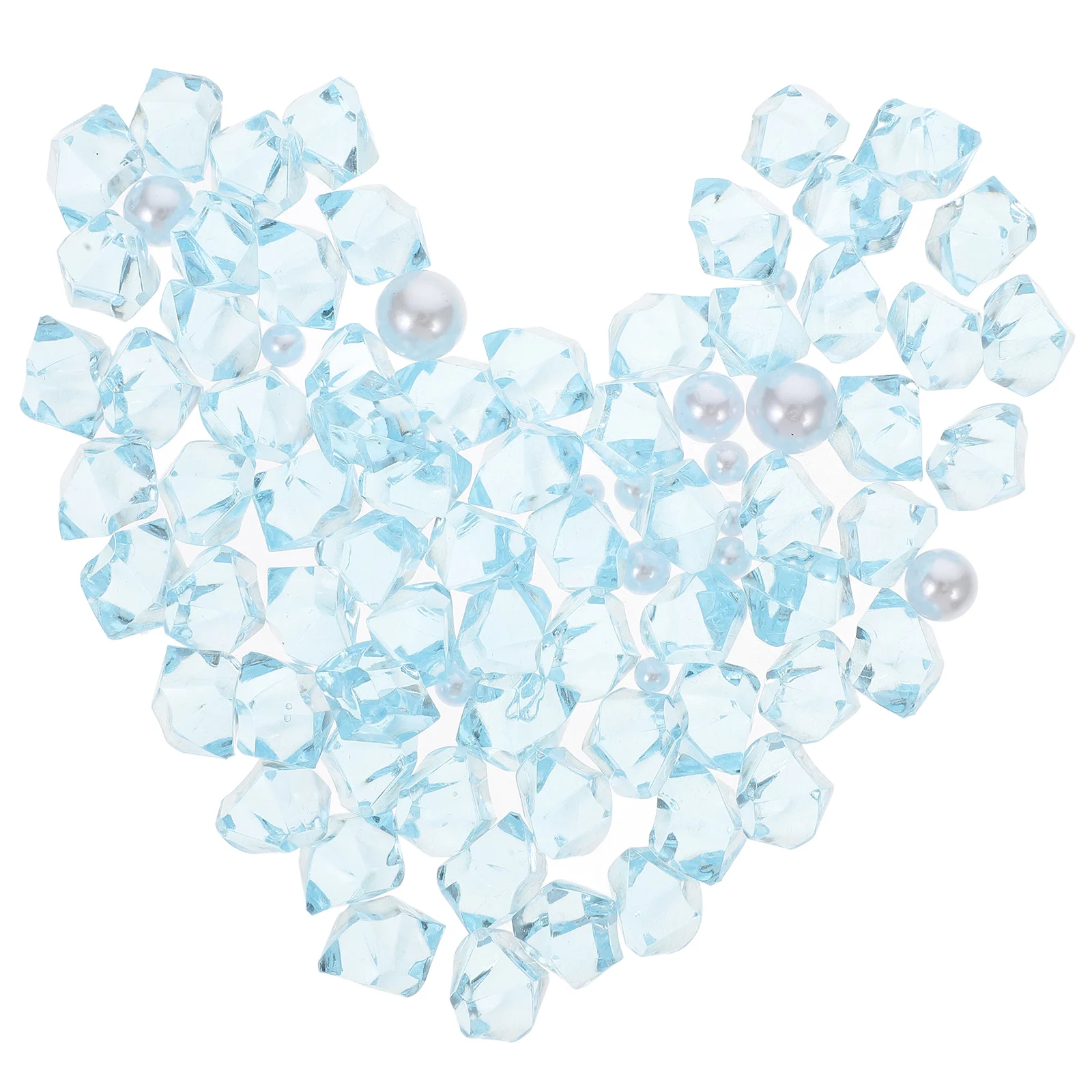 

Pearl Crystal Decorative Stones Clear Resin Aquarium Gravel For Fish Tank Bonsai Vase Filler Landscape Rocks Tiny