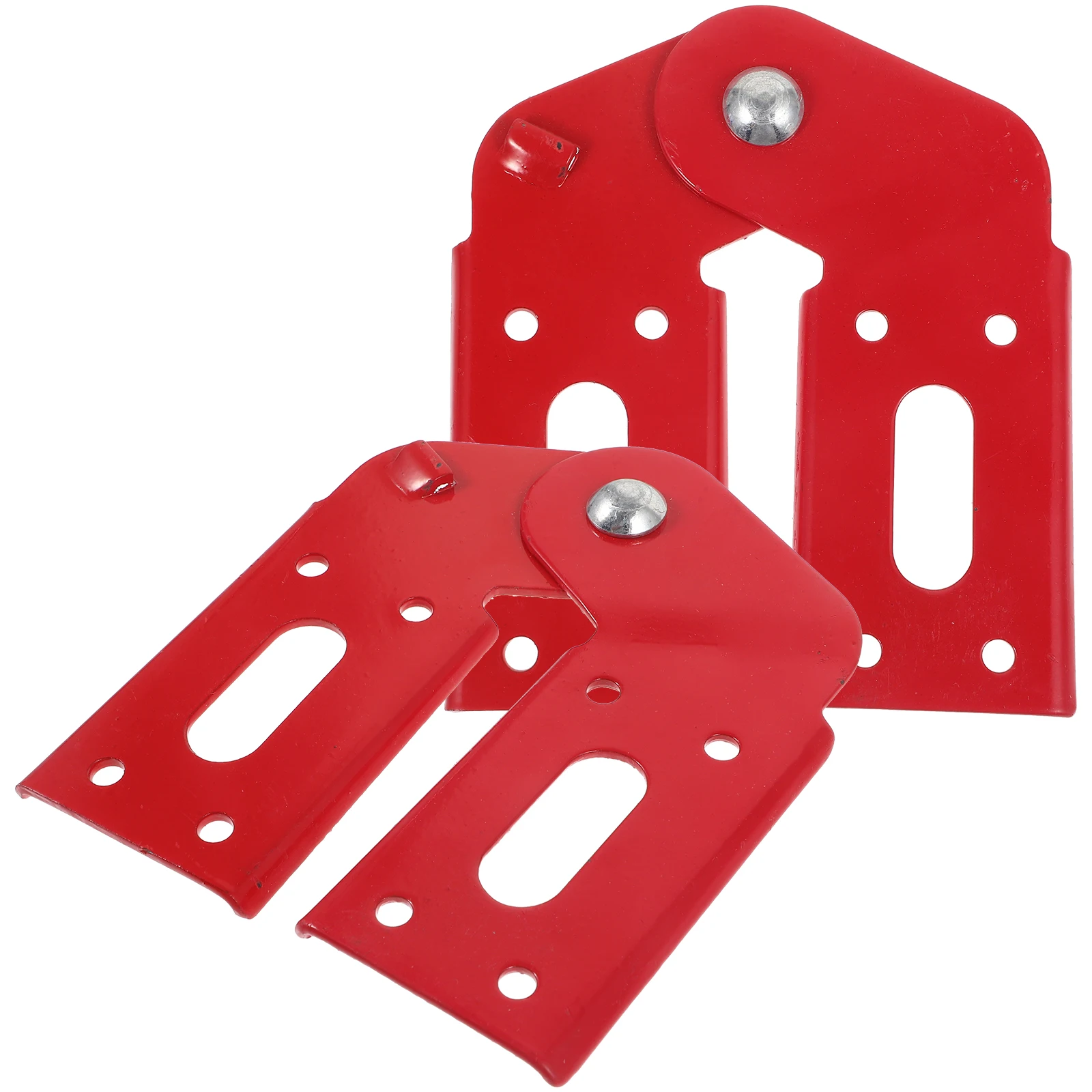 2pcs Heavy Hinge For Step Hinge Attic Attachment Attic Iron Step Ladder Joint Replacement Kit Ladder Accessories