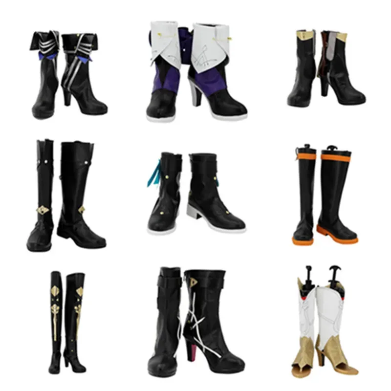 

Honkai Cos Star Rail Luocha Kafka Обувь для косплея Сапоги Хэллоуин Костюмы Trailblazer Аксессуары на заказ