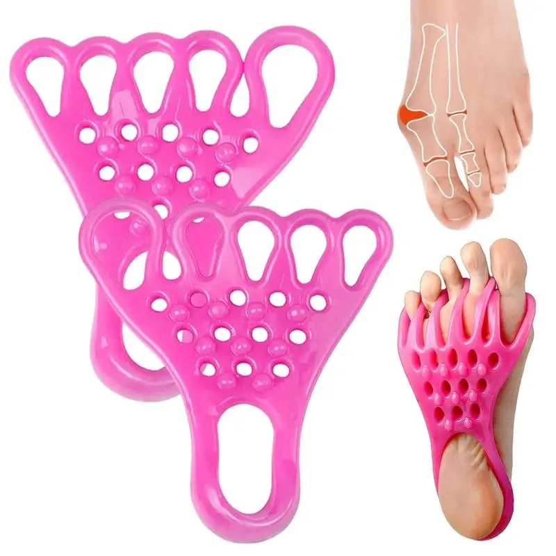 Toe Separator High Elasticity Toe Separators With With Bump Massage Points 1 Pair Spacer Spreaders For Bunions Overlapping