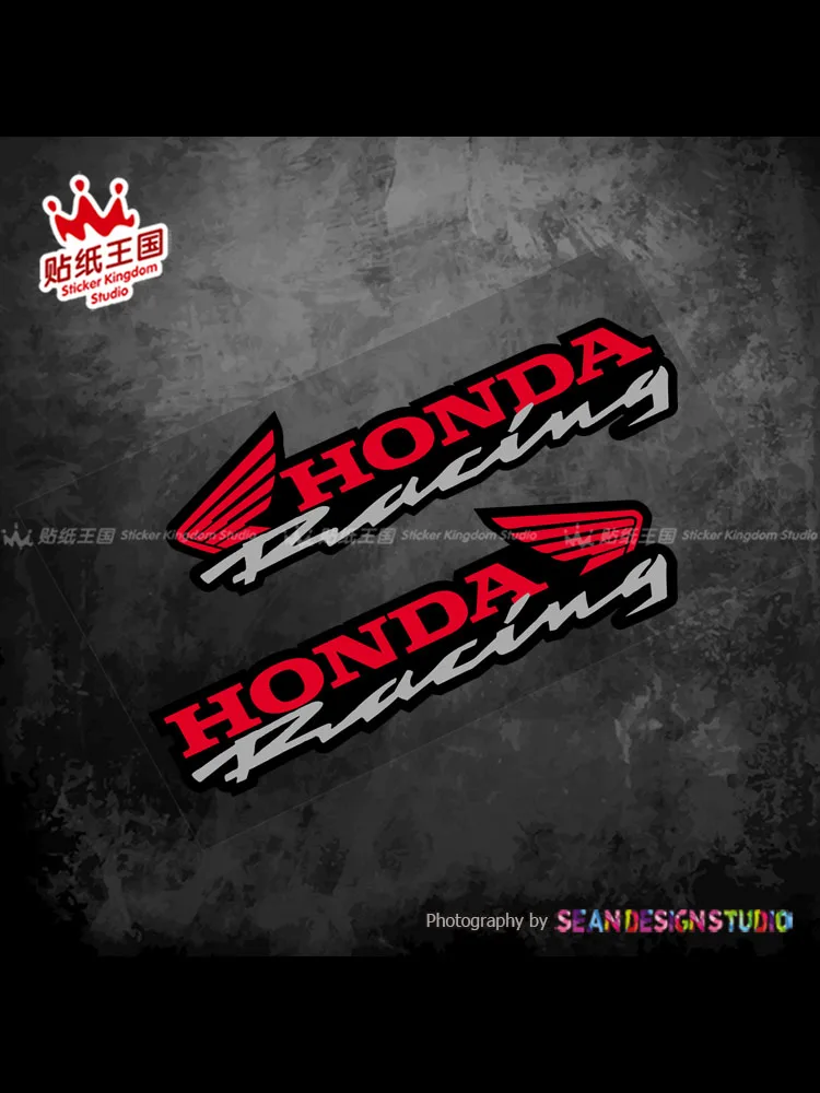 1 pair For Honda Racing CBR1000 600RR CB1000R CB1100 CB650F CBR300R VFR1200 motorcycle Waterproof Stickers 23