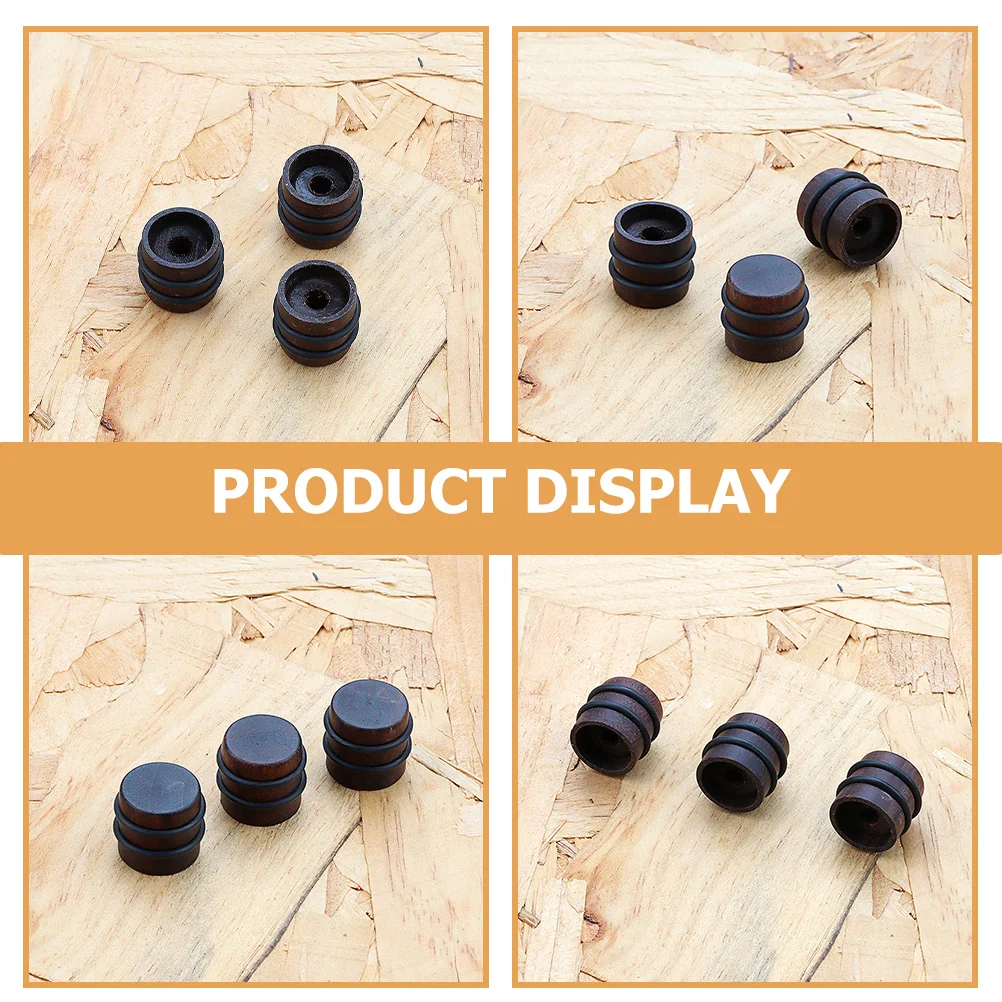 

3Pcs Wood Dome Guitar Knobs Volume Control Potentiometer Caps Replacement for Bass Guitar Accessories Volume Knob