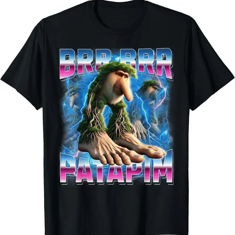 Brr Patapim Italian Brainrot Lustiges Gen Z T-Shirt Größe S 3XL