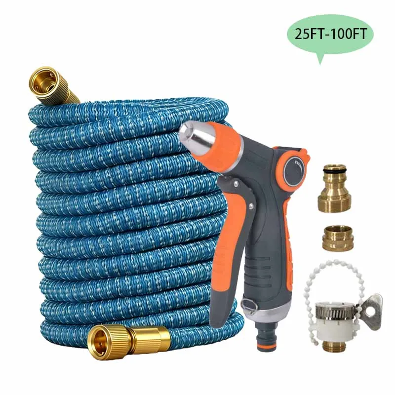

Garden Expandable Flexible Water Pipe Bag Multifunctional Nozzle Water Gun, Suitable For Garden Car Washing, Cleaning, Showering