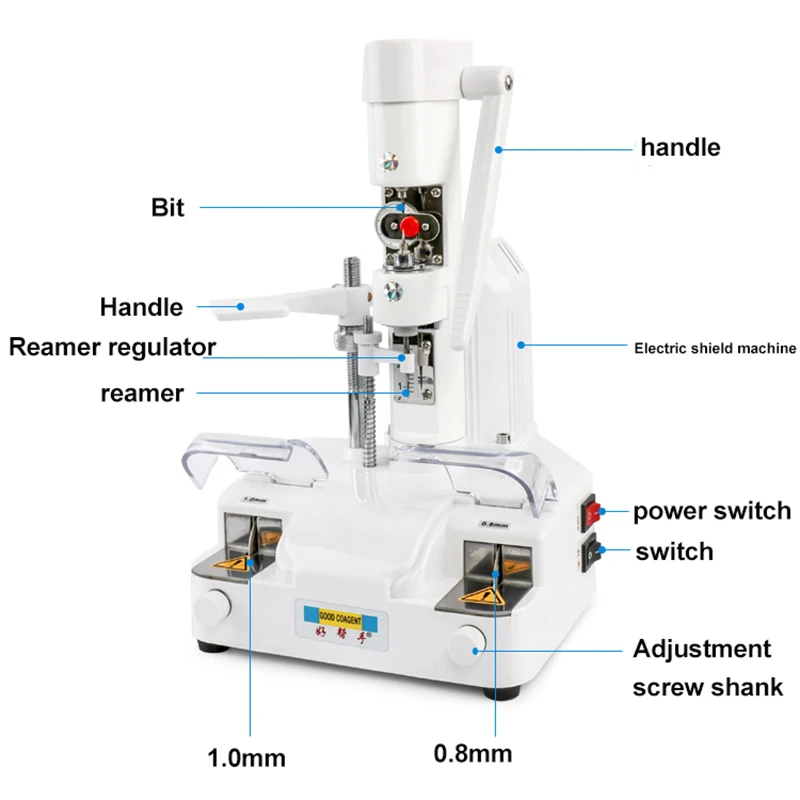 China optical equipment digital drilling machine  lens driller CP-24B   notching 