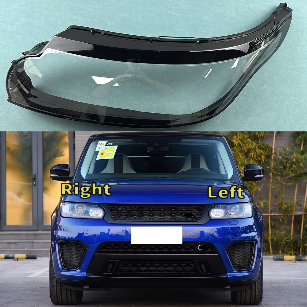 

For Land Rover Range Rover Sport Edition 2014-2017 Transparent Lampshade Headlamp Cover Lamp Shade Headlight Shell Lens Plexigla