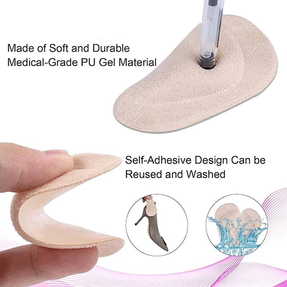 1Pair Arch Orthotic Support Silicone Insoles for Feet O/X Foot Plate Flat Foot Corrector Shoe Cushion Foot Care Insert Insole