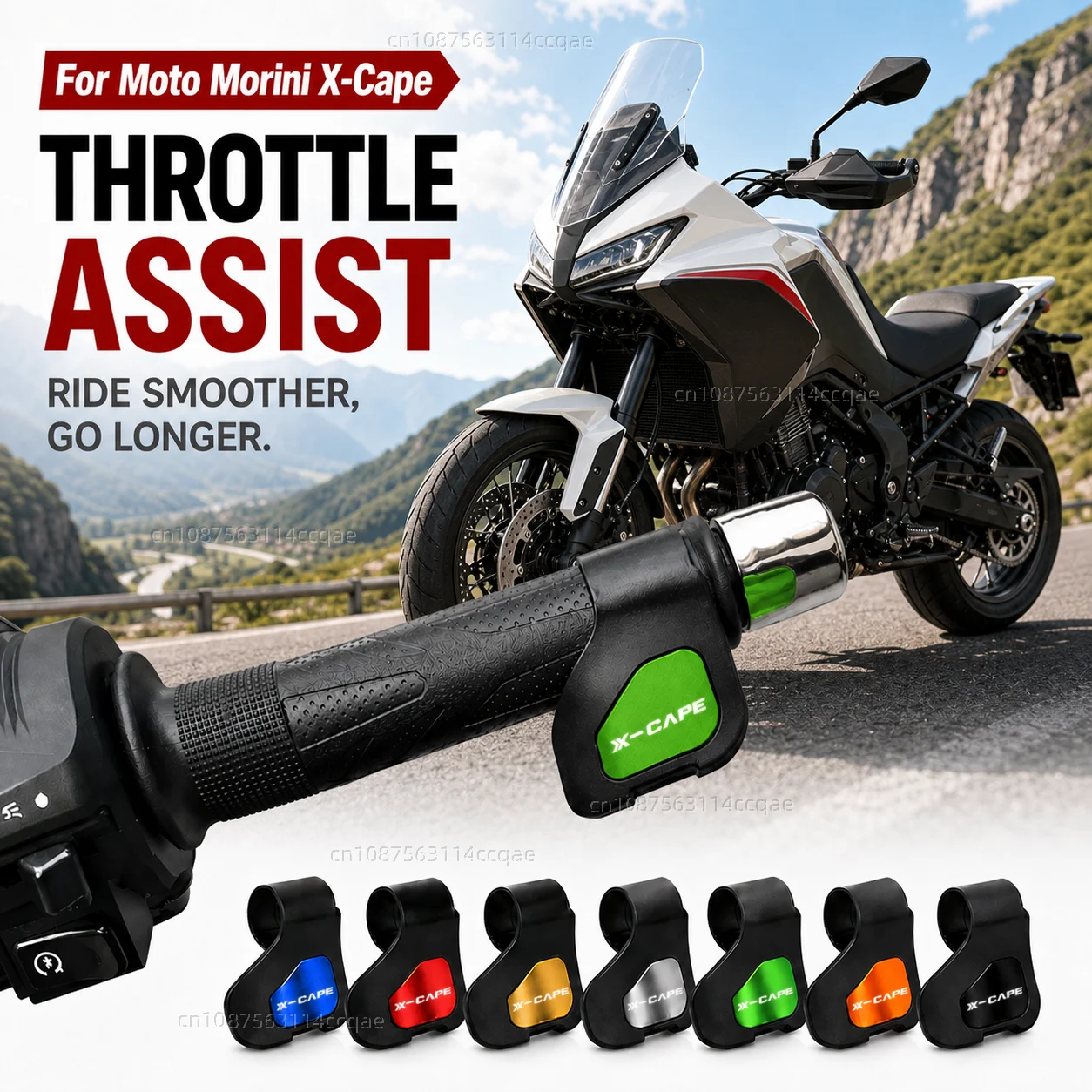 For Moto Morini X-Cape 650 650X 2023 2022 XCape Motorcycle Throttle Assistant Clip Labor Saver Acceleration Labor-saving CNC New