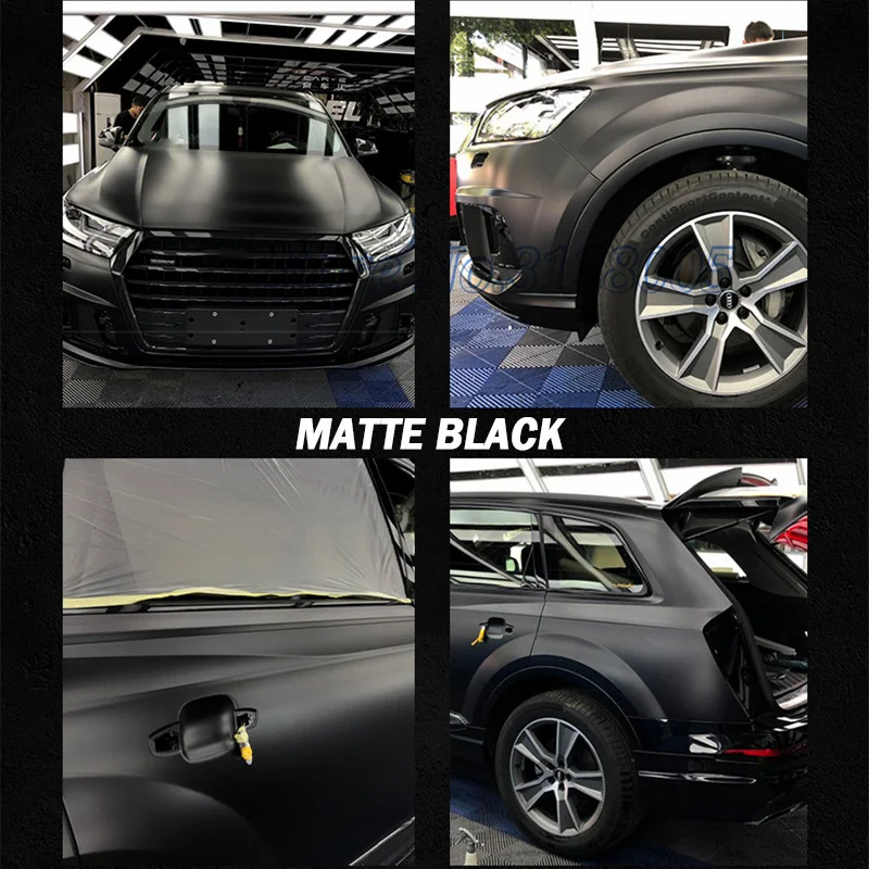 Matte Black Really TPU PPF Film 7.5Mil Self Healing Anti Scratch Car Wrap Decor Body Paint Protection Film 1.52*15m/60