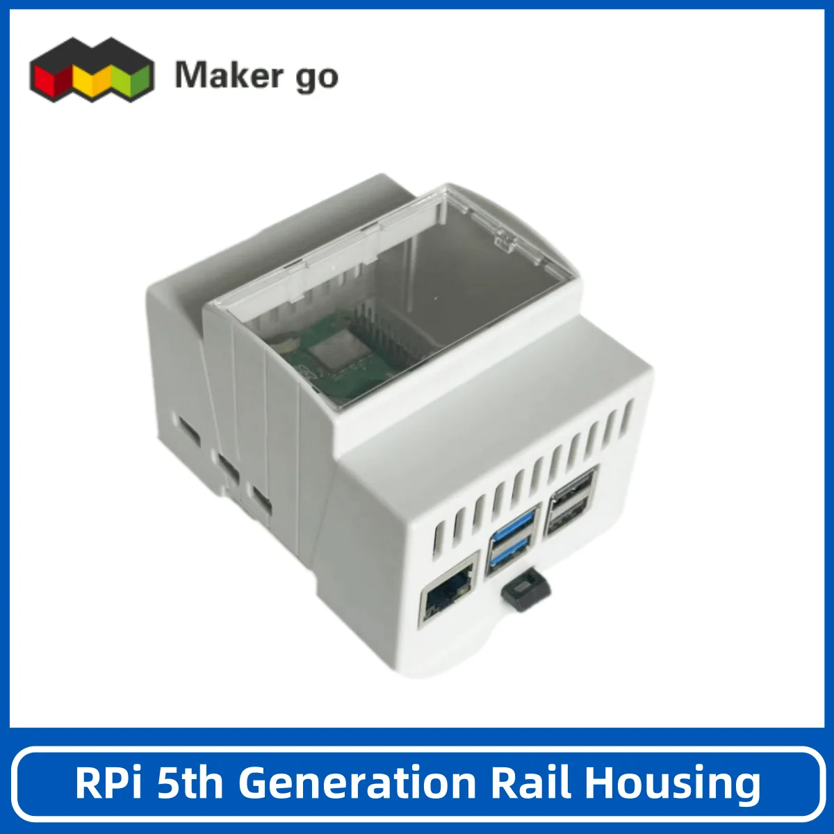 Raspberry Pi 5th Generation Rail Housing Raspberry Pi 5 Can Be Installed With Official Radiator