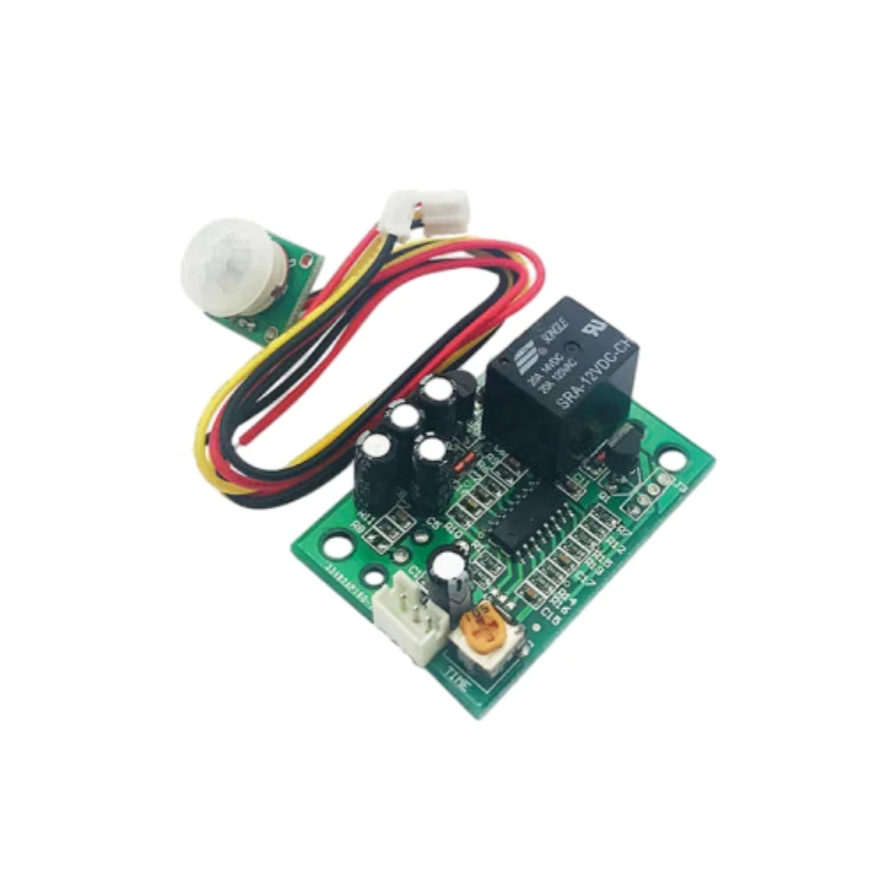 

12V Human Body Sensing Switch Module Relay Output TAD-758 Remote Sensor Module 15 Second Delay Relay Suitable for Modification