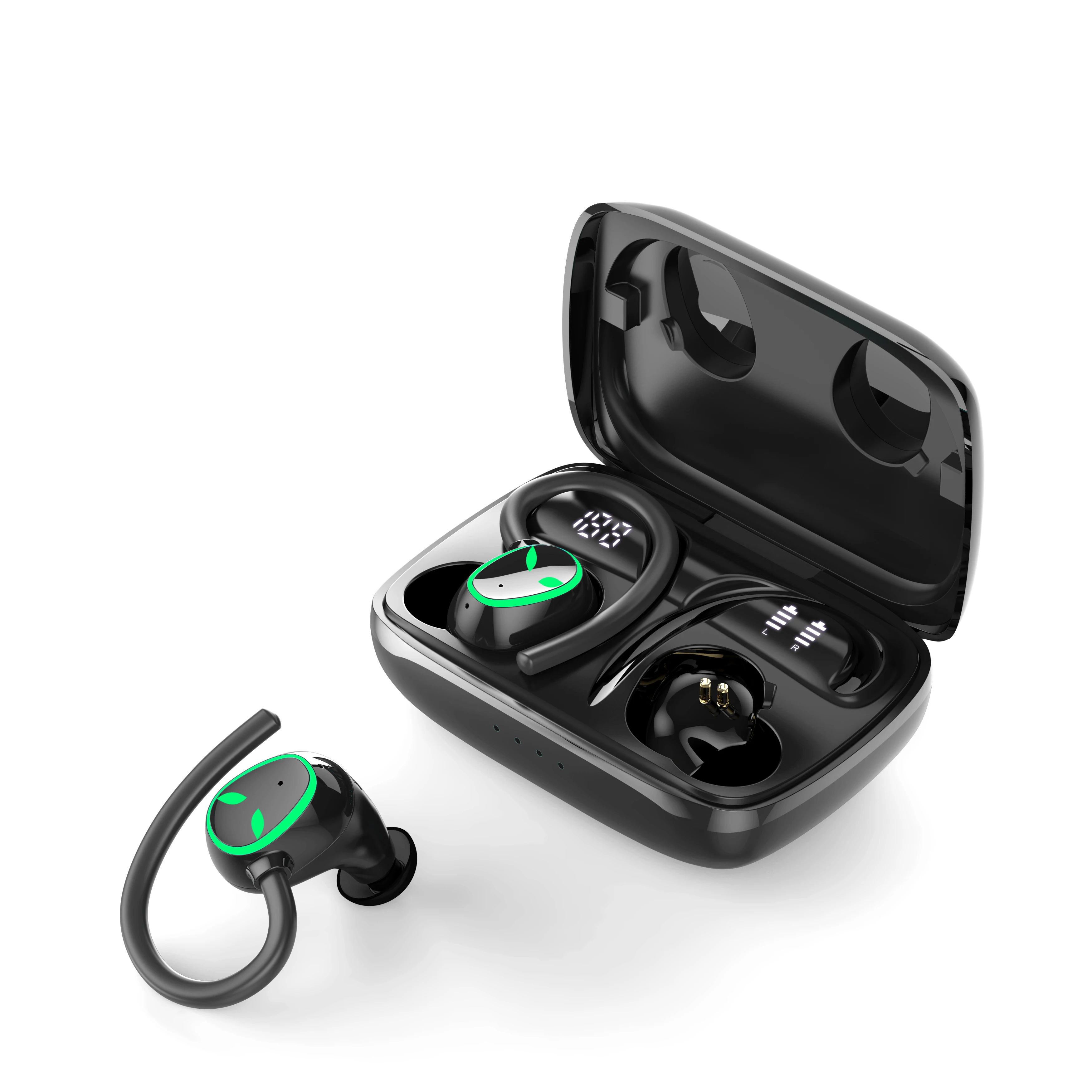

Wireless ENC Earphones i22A TWS True Wireless Stereo Earbuds Noise Cancellation Bluetooth Headphones LED Power Display headset
