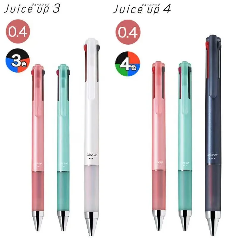 Wielofunkcyjny długopis żelowy PILOT JUICE UP, 4w1/3w1 0,4 mm czarny czerwony niebieski długopis do podpisów gładkie pisanie adnotacji i robienie notatek — zdjęcie produktu 2